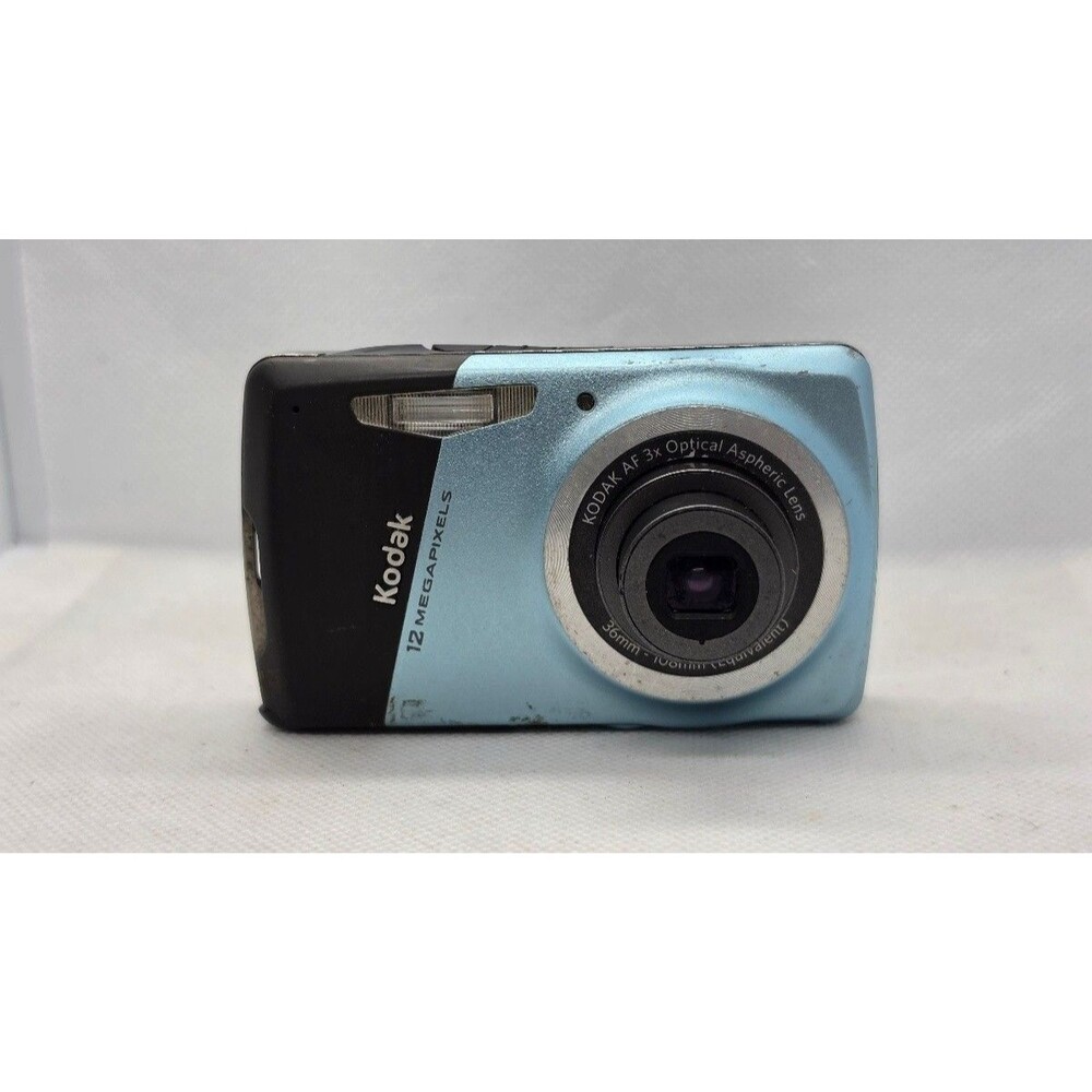 Kodak EasyShare M530 12MP Compact BlueDigital Camera 3X Optical Zoom Untested